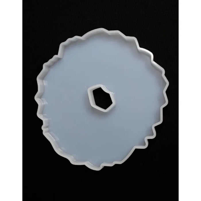Resin silicone Coaster mould Geode 1