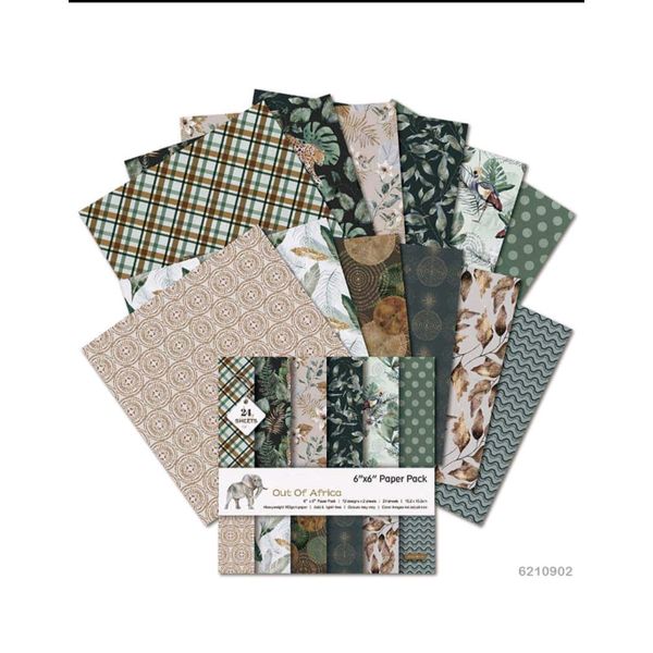 Scrapbooking Paper pack Out of Africa6210902