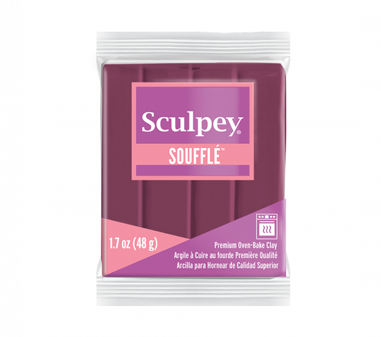 Sculpey Souffle Polymer Clay Cabernet 1.7oz SU 6028