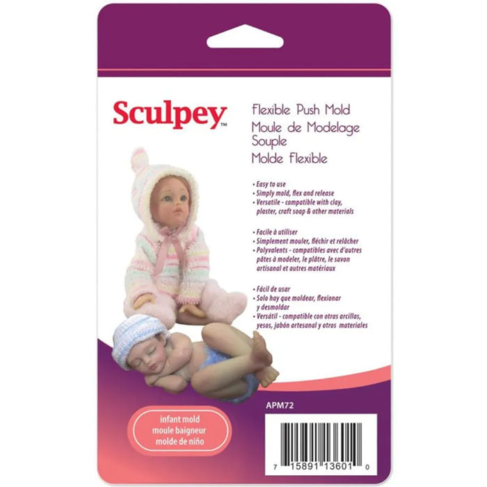 Sculpey flexible Push mold Infant Doll