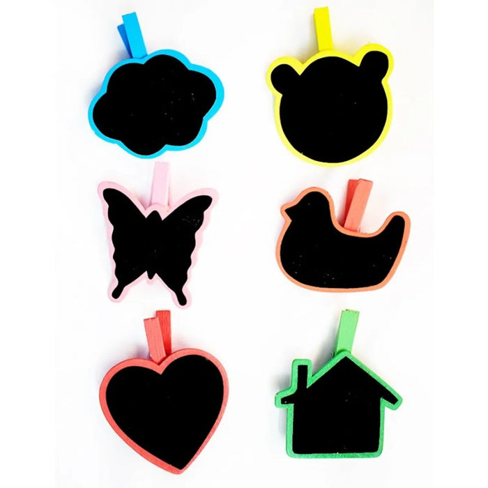 Easel Board Clips Assorted 6pcs