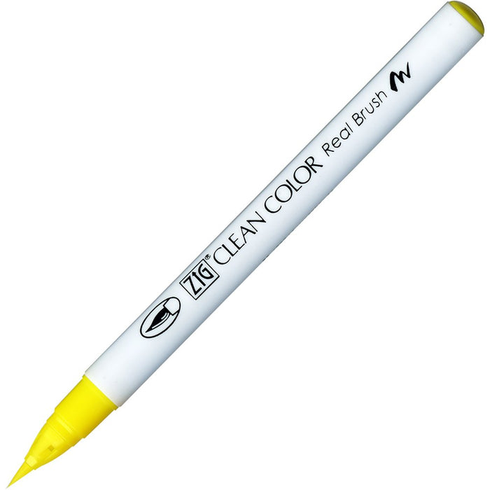 Zig Clean Color Real Brush Marker - Lemon Yellow