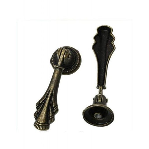antique bronze jewelry drop pull handle cabinet knobs round ginkgo leaf 1pc