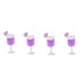 Artificial Miniature Soft Juice Drink - Purple RAWMI-093C