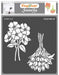 craftreat anemone tulip stencil 6x6 inches