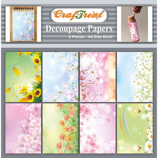 CrafTreat Decoupage Paper Spring Flowers CTDP104