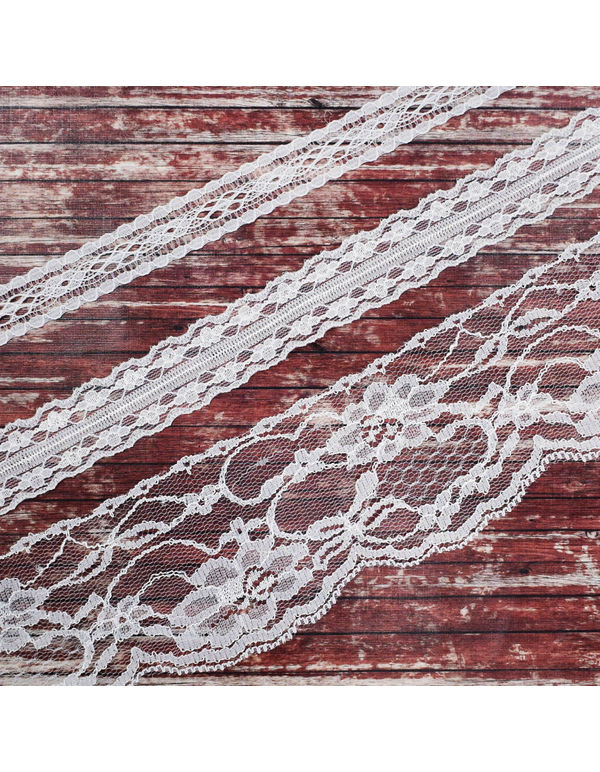 CrafTreat Lace Trims 1 2 Yards 3 Designs Per Pack
