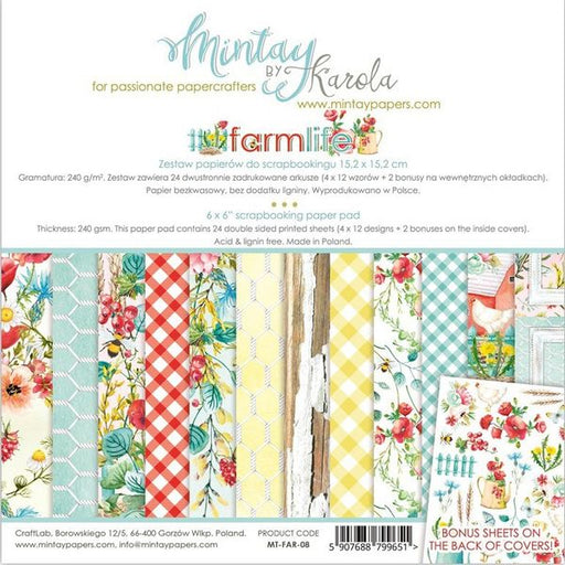 Mintay Paper Pad Farm Life 12x12 MT-FAR-07