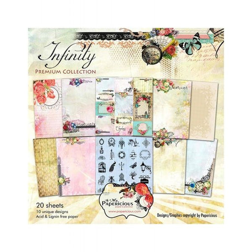 papericious premium collection paper pack 12x12 infinity