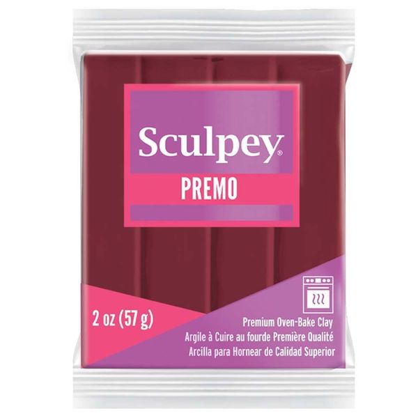 Premo Sculpey Polymer Clay 2oz Alizarin Crimson Hue PE02 5383