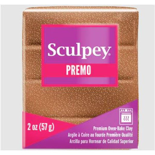 Premo Sculpey Accents Polymer Clay 2oz Rose Gold Glitter PE02 5135