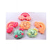 resin rainbows and clouds embellishment 6pcs