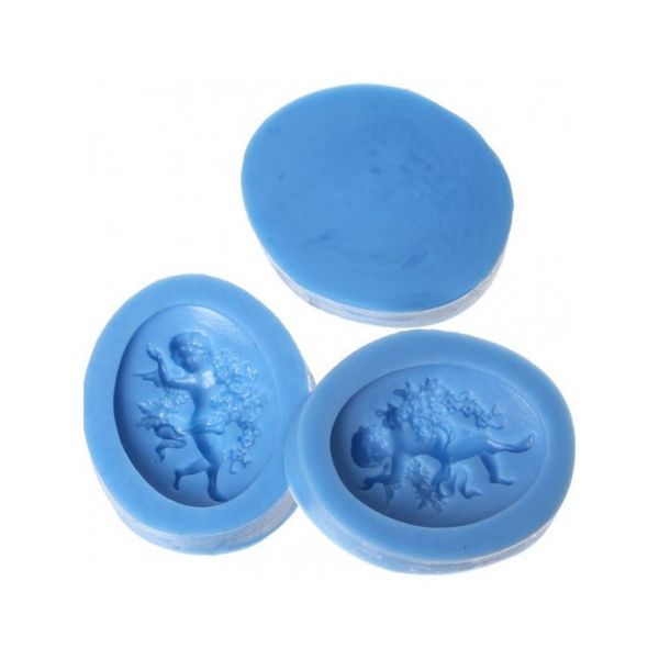 silicone mould oval angel mould pattern